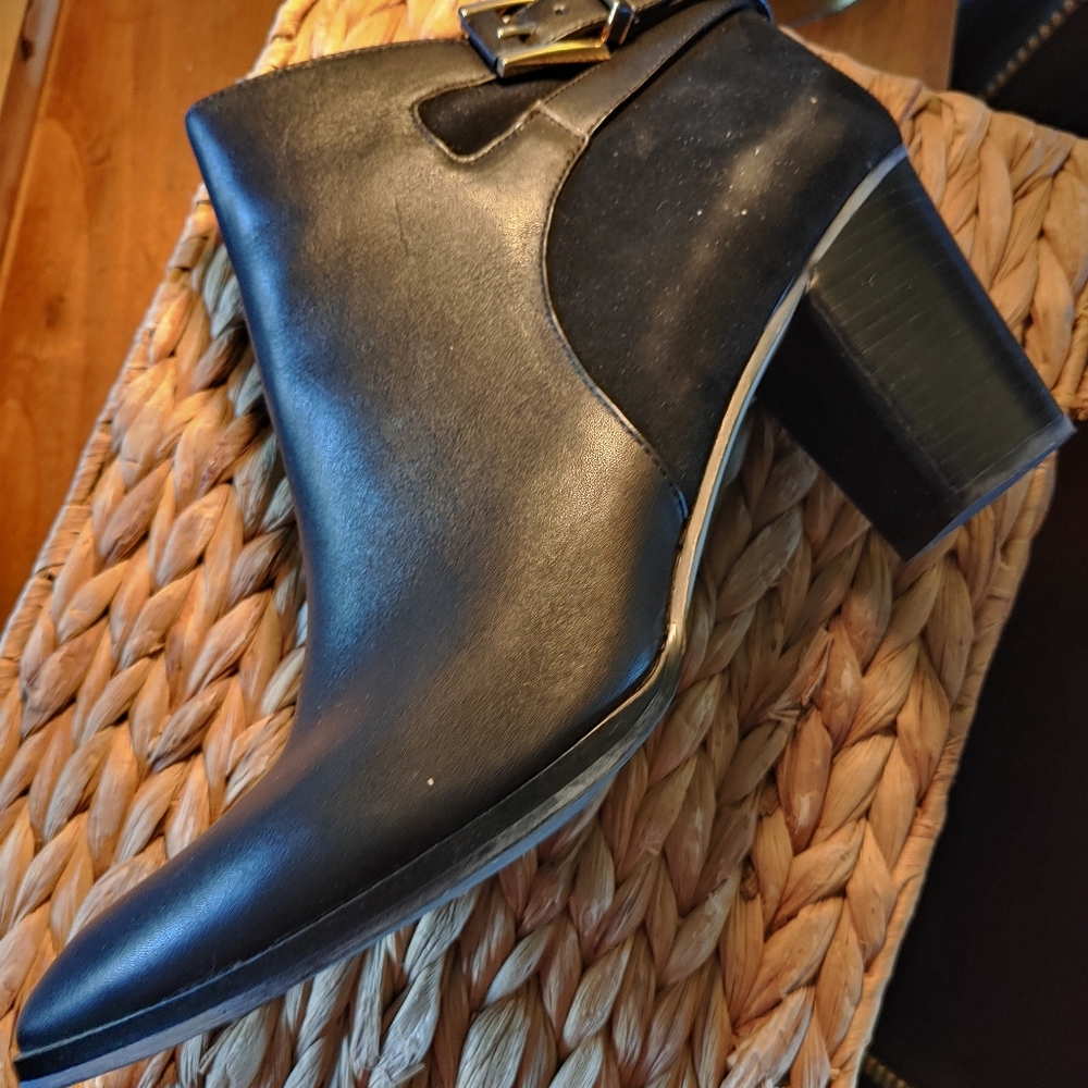 Louise st Cie suede and leather ankle boot